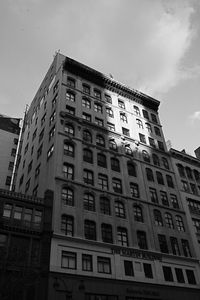 Low angle view of building against sky