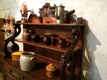 Group of objects on table