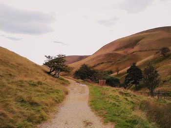 Road amidst landscape against sky