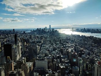 Aerial view of a city