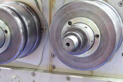 Full frame shot of machine part