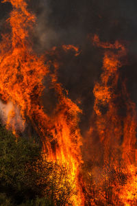 burning