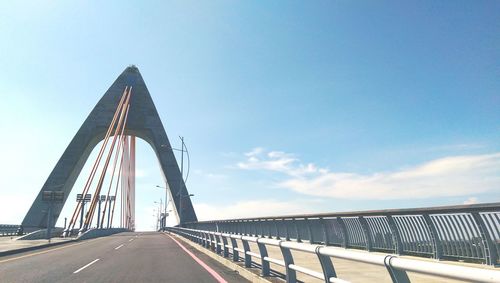 Low angle view of walkway