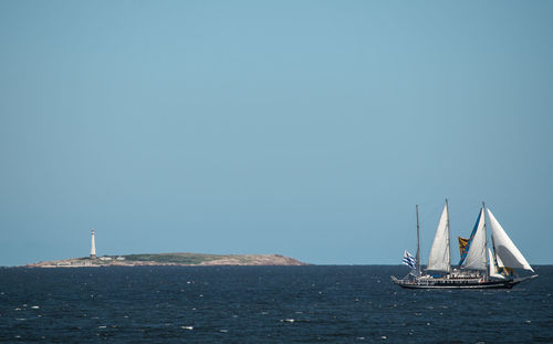 The boat and the lighthouse