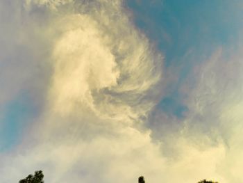 Low angle view of clouds in sky