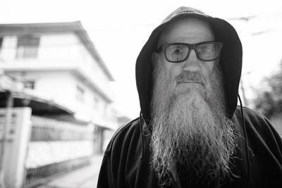 Portrait of man wearing hat