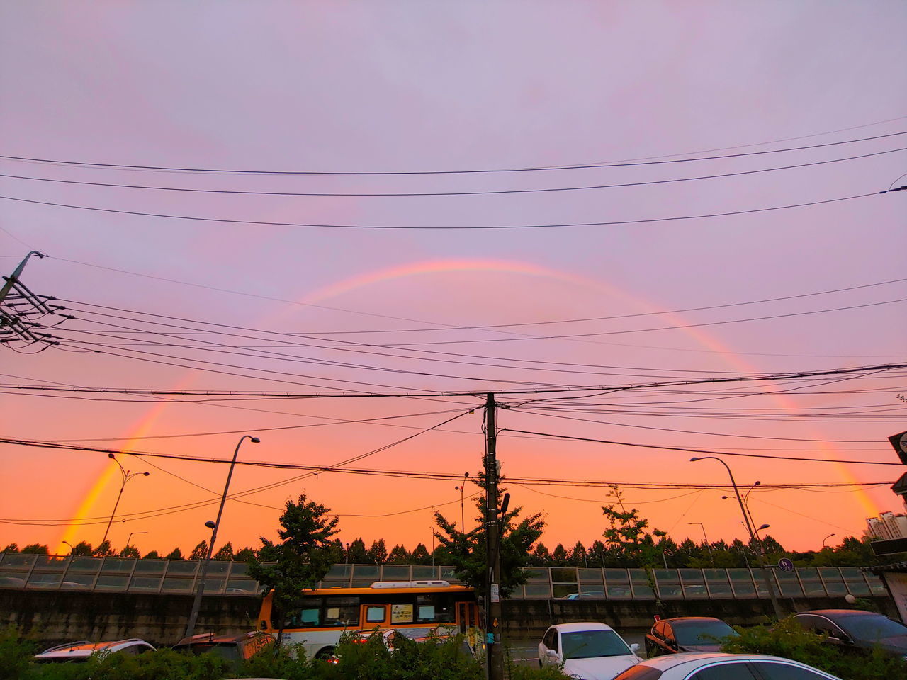 SCENIC VIEW OF ORANGE SKY