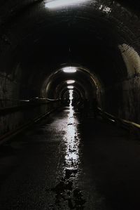 Illuminated tunnel