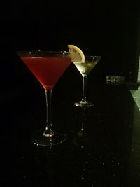 Close-up of drink over white background