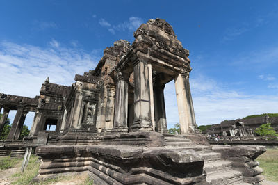 Low angle view of a temple