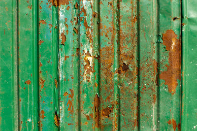 Full frame shot of old wooden door