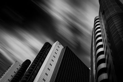 Low angle view of modern building