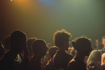 Crowd at music concert