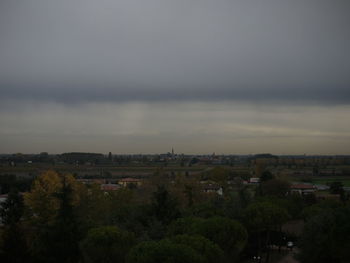 View of townscape against sky