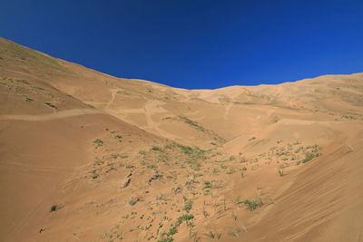 1192 leeward side-lake nuoertu's w.megadune-e.facing slope- badain jaran desert-inner mongolia-china