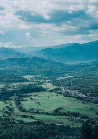 Scenic view of landscape against sky