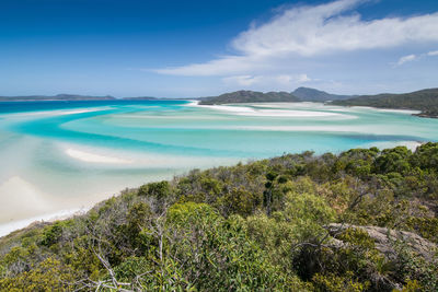 Whitehaven beach at whitsunday island