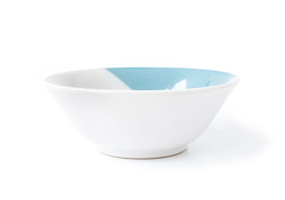 Close-up of bowl against white background