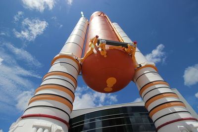 Low angle view of building against sky