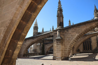 Historic building against clear sky