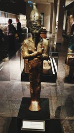 Statue in museum