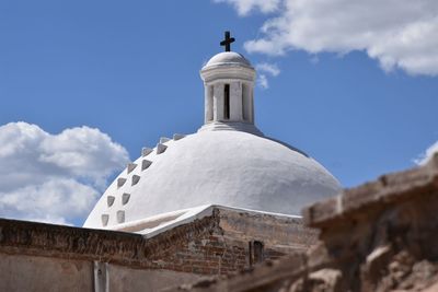 Low angle view of building against sky