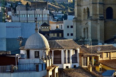 Buildings in city