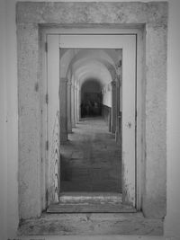 Corridor of building