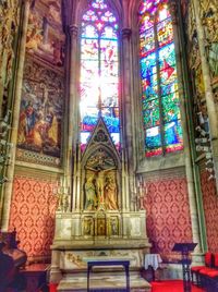 Interior of church