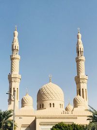 View of cathedral against clear sky
