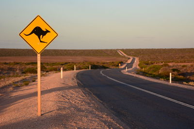 Australian road sign. western australia