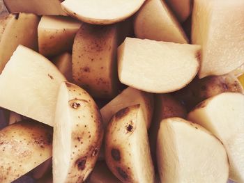 Full frame shot of fruits for sale in market