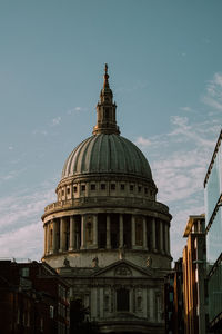 View of building against sky in city