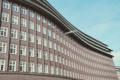 Low angle view of apartment building