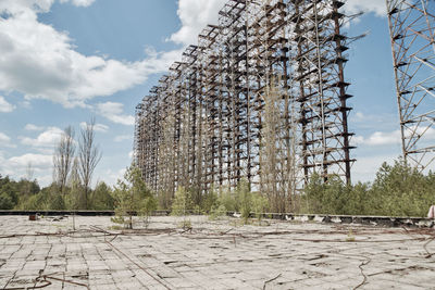 Radio station chernobyl 2 antenna field, over-the-horizon radar.