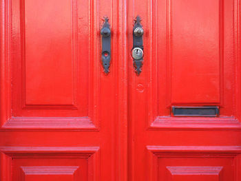 Full frame shot of closed door