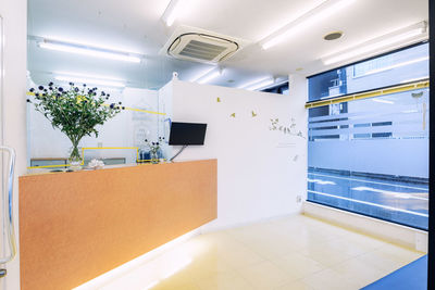 Interior of modern building