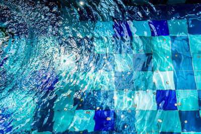 Full frame shot of swimming pool