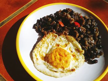 Close-up of food in plate