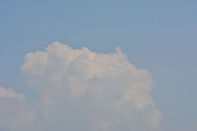 Scenic view of clouds in blue sky