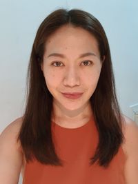 Portrait of beautiful young woman