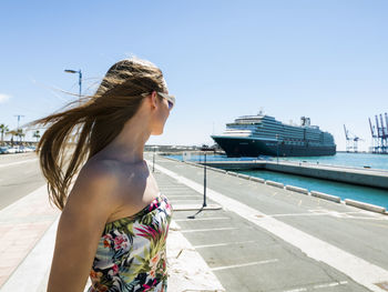 Cruise terminal of the port of malaga, spain