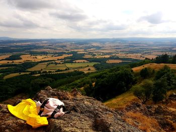 Scenic view of landscape against sky