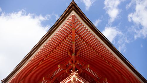 Low angle view of building against sky