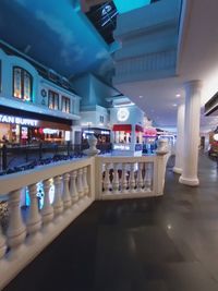 View of empty chairs in restaurant