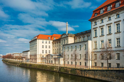 Buildings at waterfront