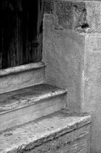 Close-up of abandoned building