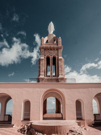 Low angle view of historical building against sky