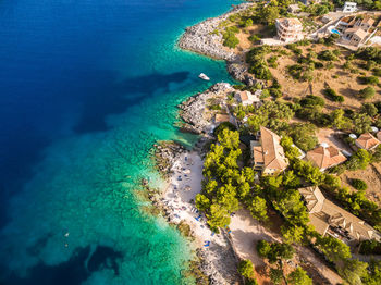 Aerial view of beach