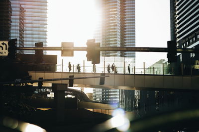 Modern buildings in city